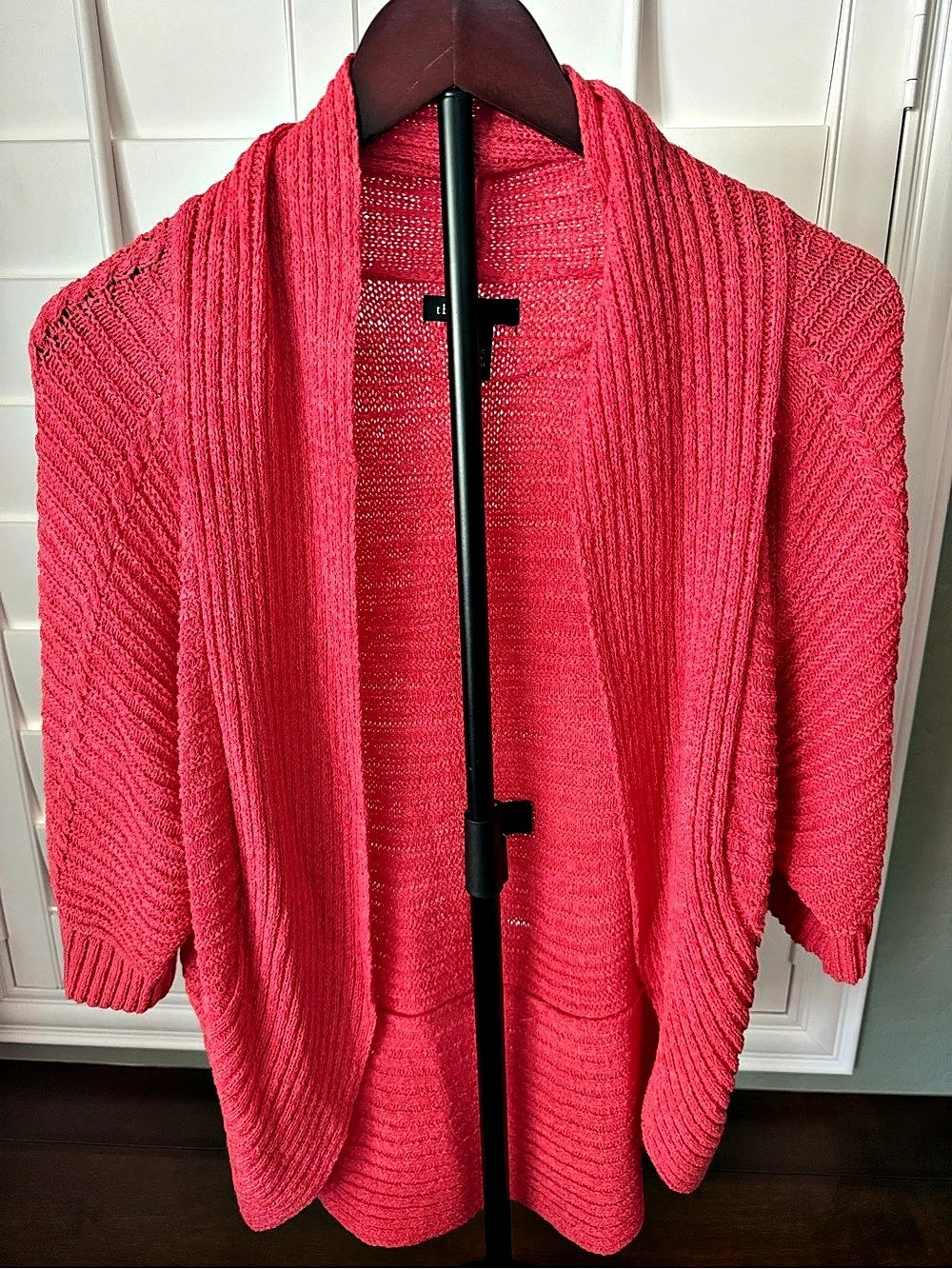 thesis Knit Cardigan in Coral XL Like New
